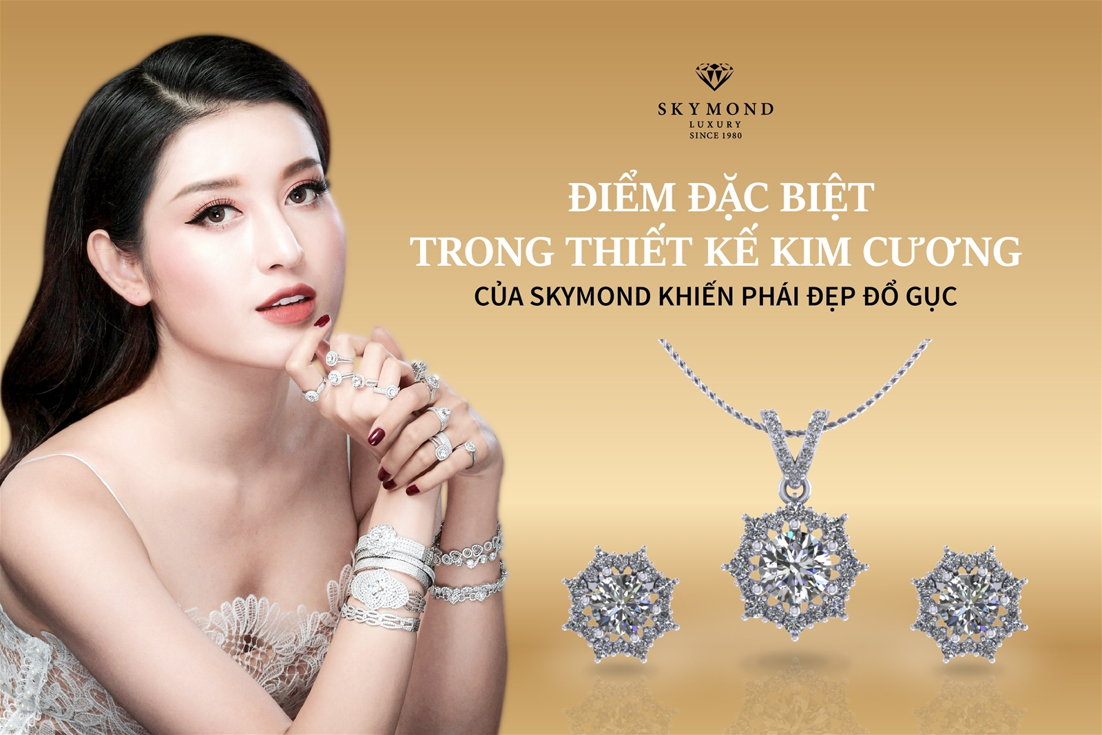 ĐIỂM ĐẶC BIỆT TRONG THIẾT KẾ KIM CƯƠNG CỦA SKYMOND KHIẾN PHÁI ĐẸP ĐỔ GỤC