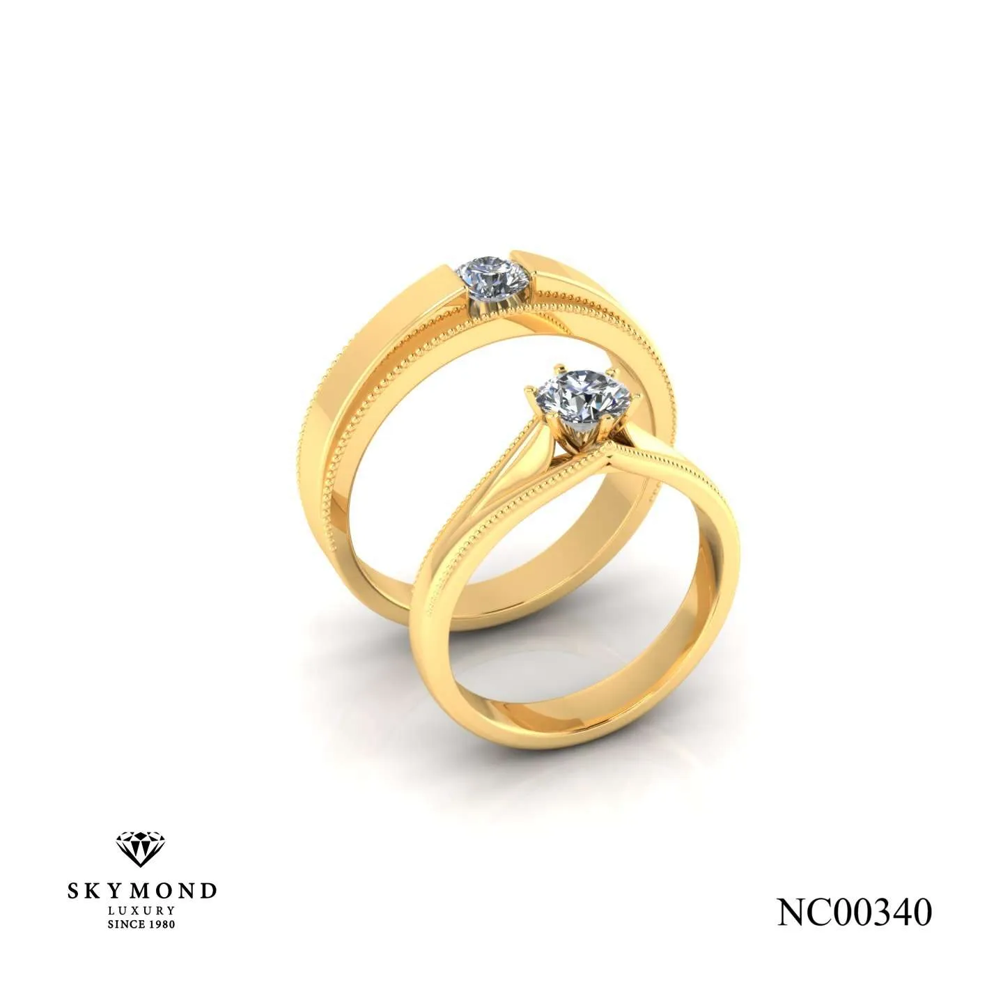 Nhẫn Cưới Vàng Vàng